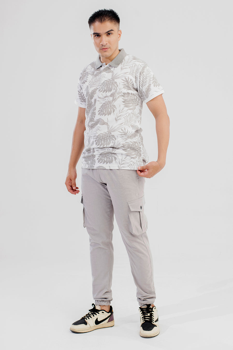 Azure Leaf Polo