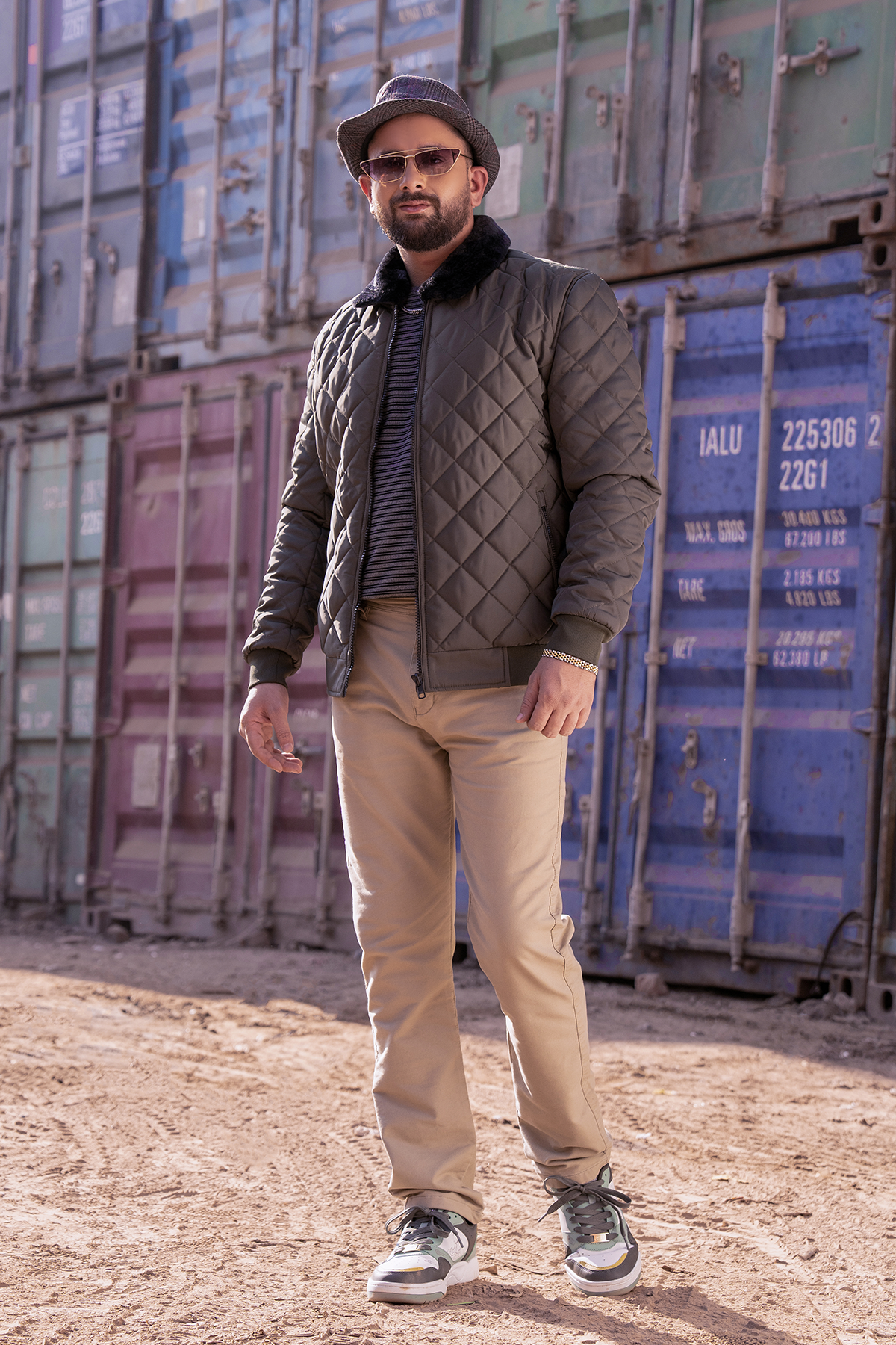 MM Arctic Quilted Bomber (Olive Green)