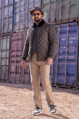 MM Arctic Quilted Bomber (Olive Green)