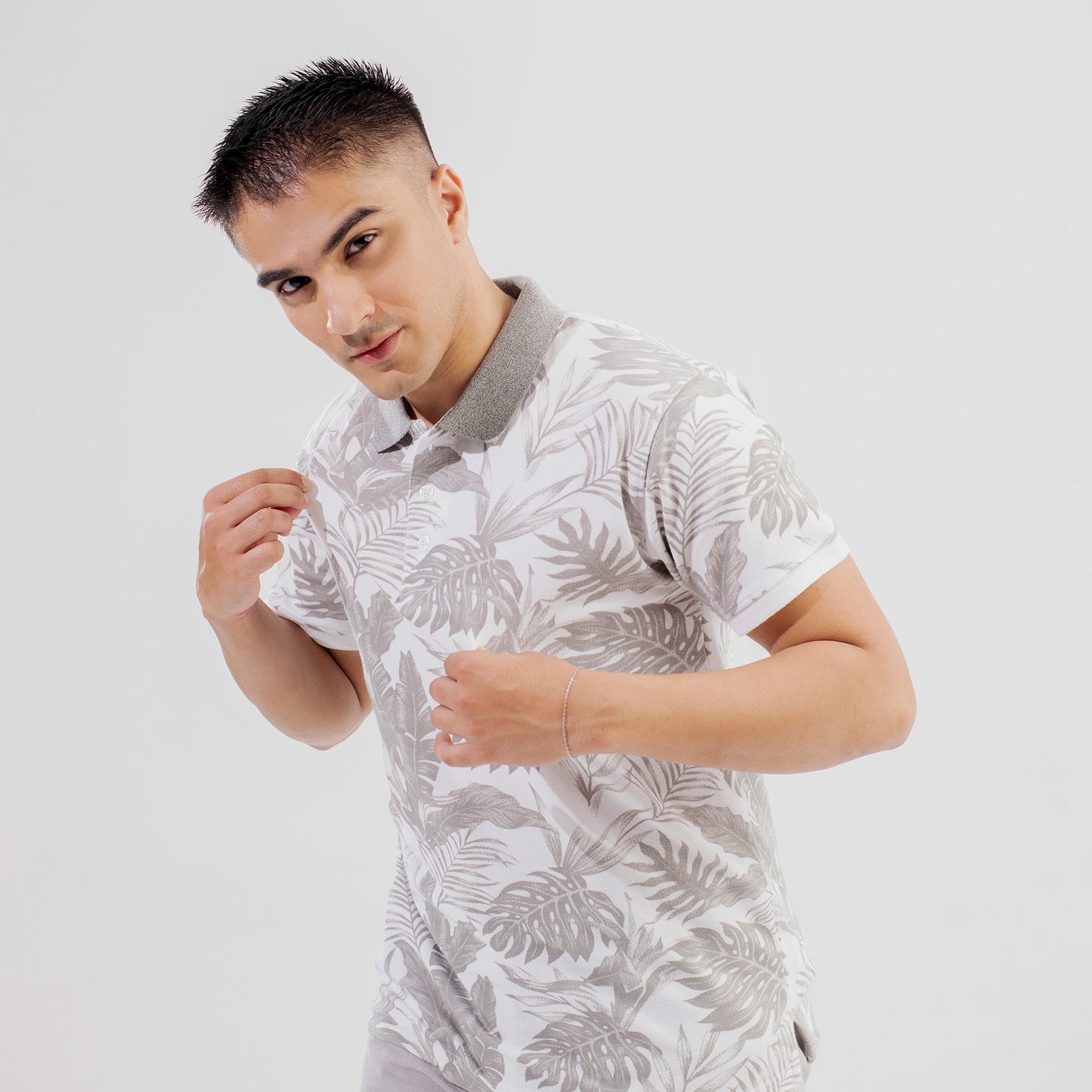 Azure Leaf Polo