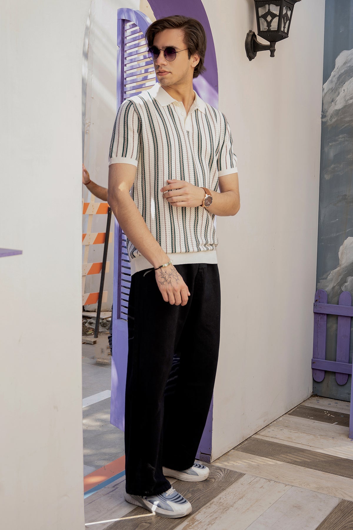 Heritage Knit Polo (Ivory Tuscany)