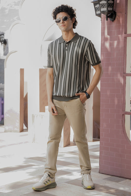 Heritage Knit Polo (Emerald Heritage)