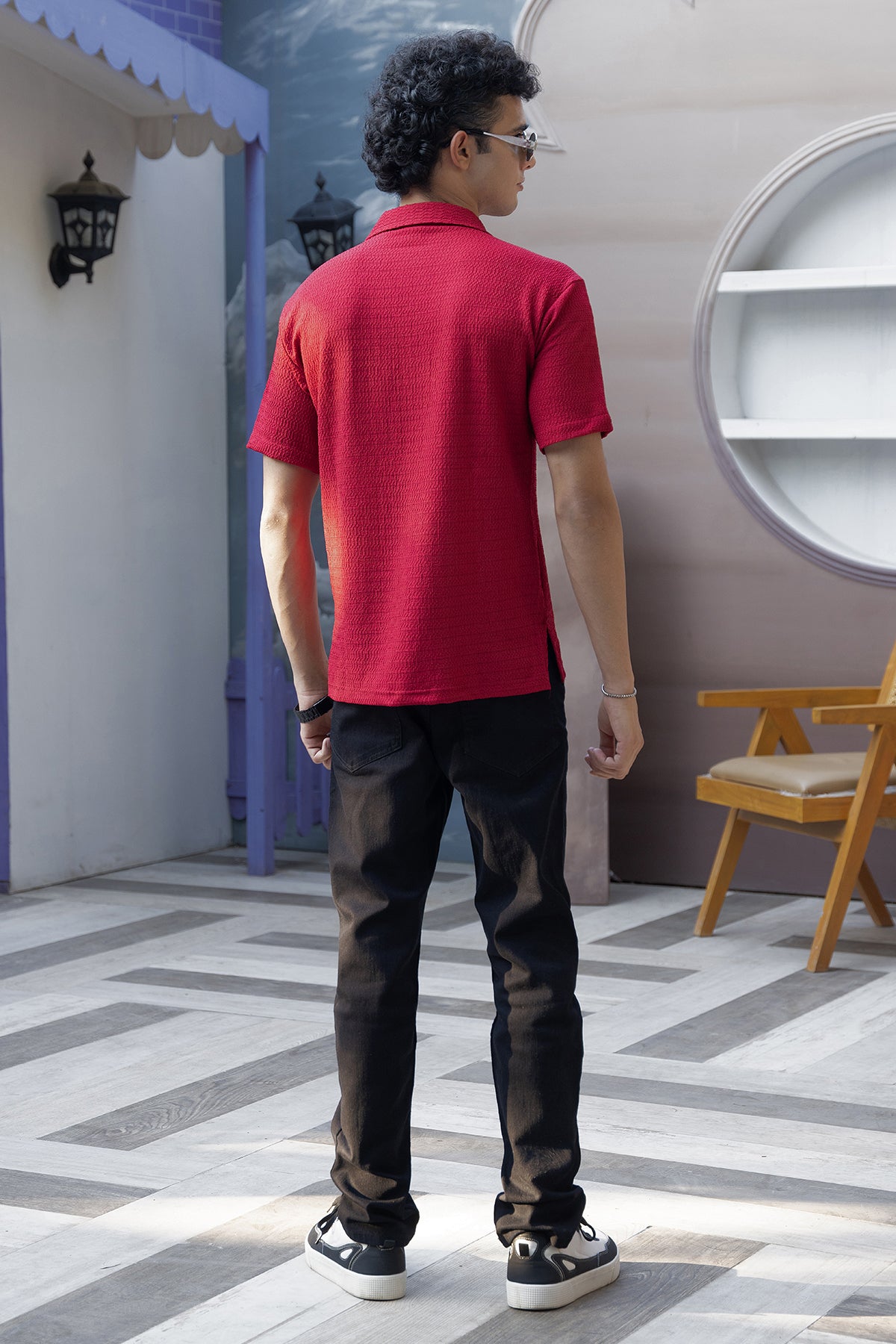 Bosporus Breeze Shirt (Crimson Red Shirt)