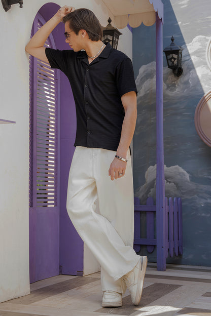 Bosporus Breeze Shirt (Jet Black Shirt)