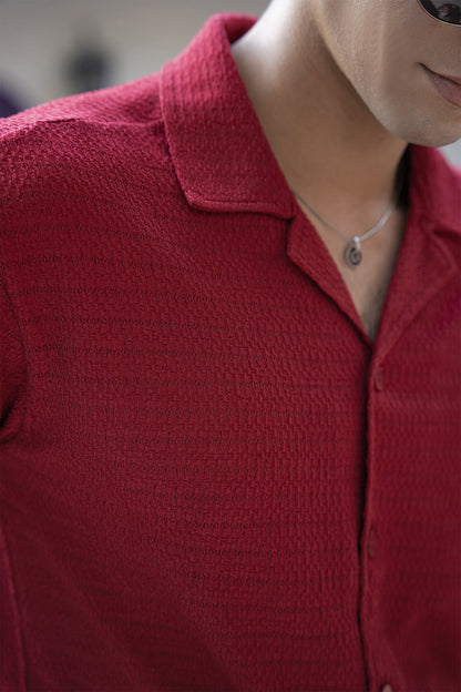 Bosporus Breeze Shirt (Crimson Red Shirt)