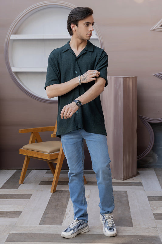 Bosporus Breeze Shirt (Deep Teal Green Shirt)
