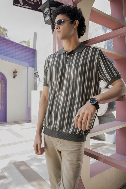 Heritage Knit Polo (Emerald Heritage)
