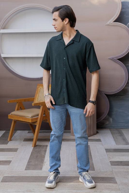 Bosporus Breeze Shirt (Deep Teal Green Shirt)