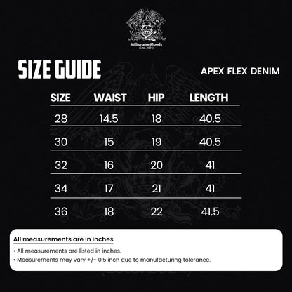 Apex Flex Denim (Indigo Dark Blue)