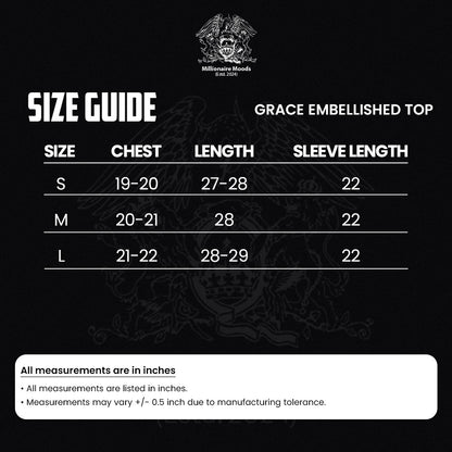 Grace Embellished Top (Mustard Gold)