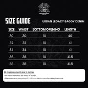Urban Legacy Baggy Denim ( Rust Grey)