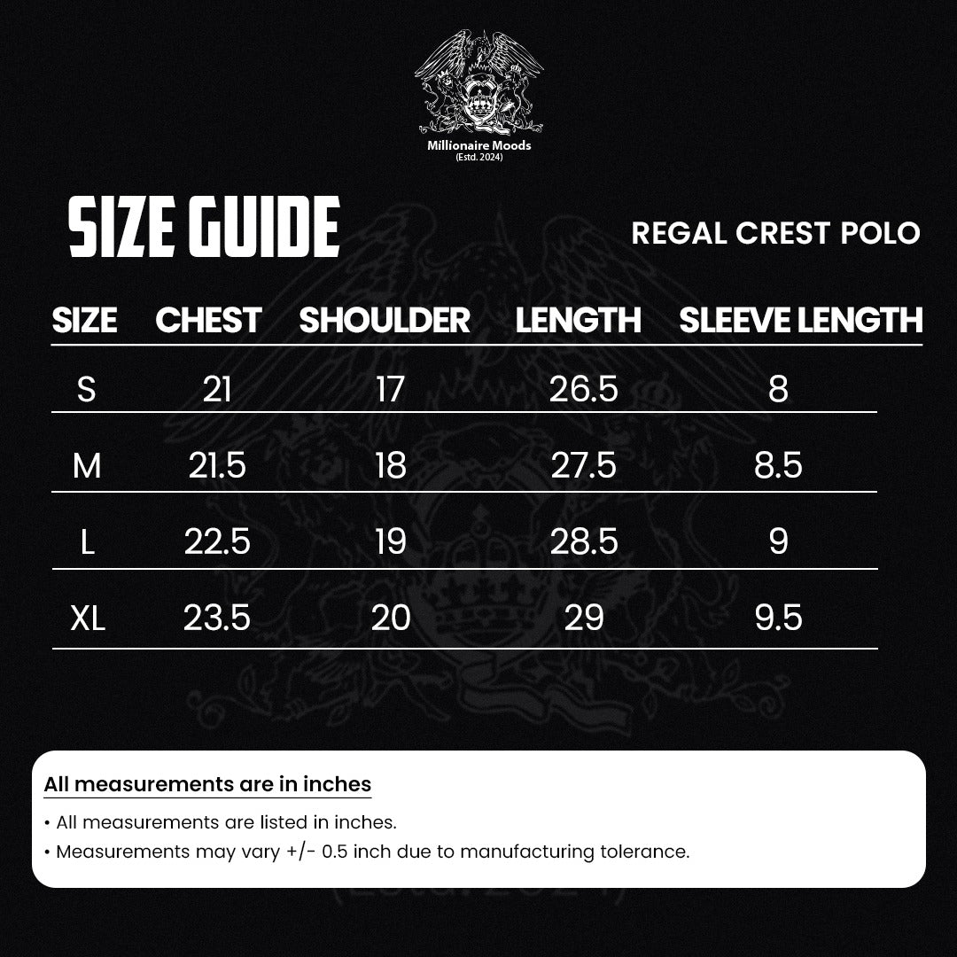 Regal Crest Polo (Ivory Elite) (White)