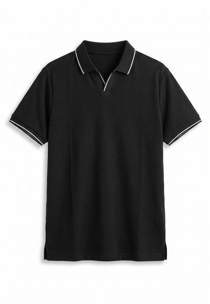 Regal Crest Polo (Midnight Prestige) (Black)