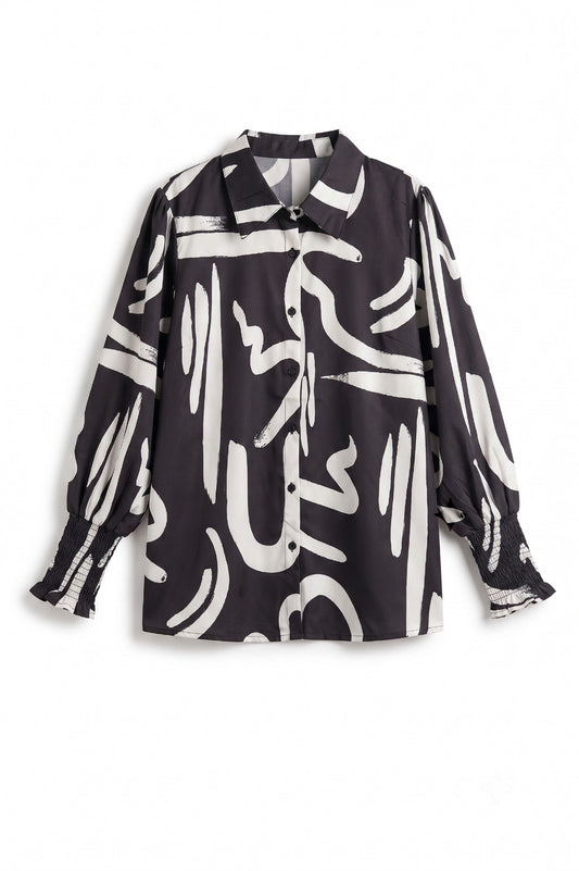 Monochrome Muse Statement Shirt (Monochrome Muse Statement)