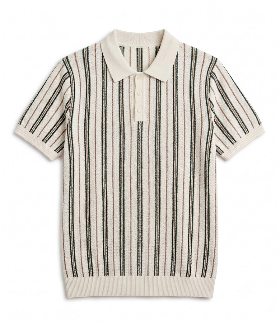 Heritage Knit Polo (Ivory Tuscany)